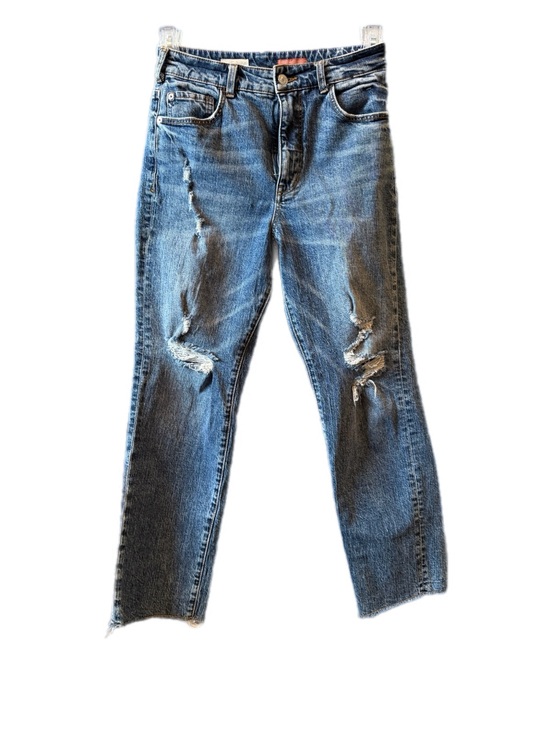 Pilcro Denim - Pilcro Vintage Straight Distressed Blue High-Rise jeans size 29 like new